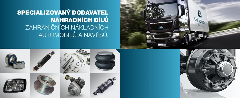 specializovaný dodavatel náhradních dílů zahraničních nákladních automobilů a návěsů